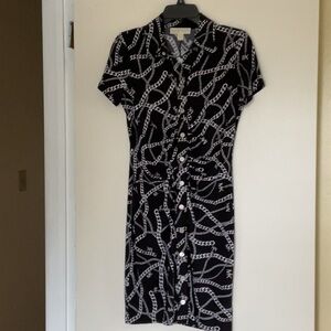 Short sleeve multi colored dress